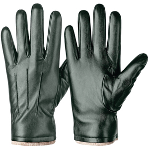 Guantes de invierno de piel de oveja para hombre - Product Image 6