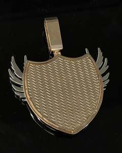 Pendentif et breloques de mode Hip Hop personnalisés en argent sterling 925 avec moissanite VVS, test diamant positif, plaqué rhodium et or - Product Image 3