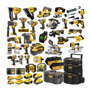 Livraison à domicile du kit d'outils DeWALT DEWKIT30A, 4 batteries lithium-ion 18V x 5Ah, kit combiné de 34 outils - Product Image 1