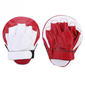 แผ่นรองซ้อมมวยคุณภาพสูง เป็นมิตรกับสิ่งแวดล้อม ระบายอากาศได้ดี กันน้ำ ทำจากหนัง เหมาะสำหรับใช้งานกลางแจ้ง ป้องกันมือ - Product Image 4