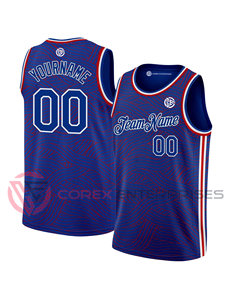 Maillot de basket-ball de mode de couleur personnalisée respirant et coutures à séchage rapide maillot de basket-ball de haute qualité - Product Image 6