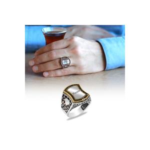 Micro pietra rossa zircone Set Design italiano nome/lettere personalizzate scritte 925 argento Sterling uomo
