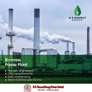 Centrale électrique à biomasse entièrement automatique de qualité supérieure d'une capacité de 200KW-30MW biomasse traitée industrielle 11KV 50Hz fabriquée en Inde - Product Image 2