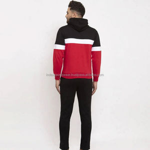 Dernier design de survêtement pour homme 2025, ensemble de survêtement décontracté avec pull à capuche ajusté et pantalon, pour le sport masculin - Product Image 3