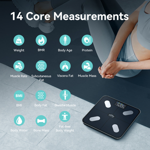 BMI การวิเคราะห์มวลกล้ามเนื้อ/กระดูกวัดไขมันในร่างกายอัจฉริยะหน้าจอ VA แบบอัลตร้า HD ความจุ180กิโลกรัม - Product Image 2