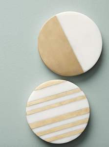 Dessous de verre Dernière conception Dessous de verre en pierre disponibles au prix de gros Noyer, Sous-verres - Product Image 6