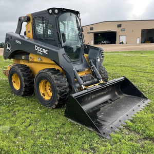 Nouvelles machines de terrassement Johnn Deerre 330G Wheel Skid Steers Loader avec moteur central et composants PLC - Product Image 3