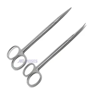 2 Kelly Lurus & Melengkung 7 "Kelly Scissors Gunting Gigi Bedah Medis Tajam