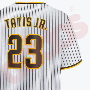 Camiseta de béisbol y sóftbol con diseño personalizado de la mejor calidad, conjuntos de talla grande con logotipo y número personalizados - Product Image 3