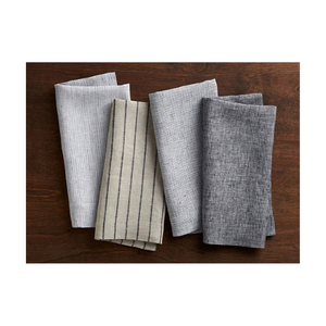 Simple Pastel Modern Golf 100% algodón bordado 42x42cm 125 GSM reciclable al por mayor MOQ 100 servilletas de algodón Certificadas GOTS - Product Image 3