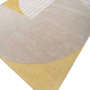 Meilleur tapis tuftés à la main de haute qualité en soie/laine moderne doux et écologique motif floral lavable antidérapant pile moyenne - Product Image 2