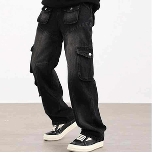 Pantalones Cargo para hombre al aire libre Material de algodón con bolsillos utilitarios Diseño duradero Perfecto para senderismo Ropa de trabajo y viajes - Product Image 3