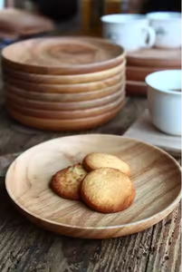 Assiettes en bois artisanales uniques style Heirloom Assiettes en bois de qualité par tradebit - Product Image 2