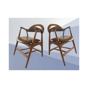 Garden Chairs Cheap Price Rubber Wood Home Office Decorative Luxury Custom Designs Vietnamese Manufacturer