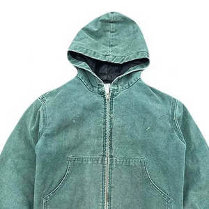 Sudadera con capucha de lavado ácido para mujer, ropa de calle informal, figuras de hombro caído, sudaderas transpirables ecológicas, tejido de algodón 100%, forro polar - Product Image 3