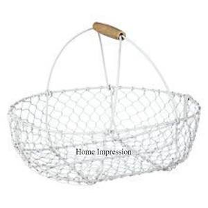 Fully High Grade Gold Plated Metal Wired Made Attractive Look With Modern Leaves Designer Handle Hanging Gift <b>Hampers</b> Basket - Product Image 6