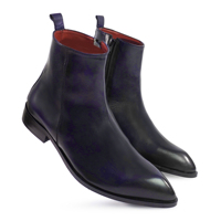 Chaussures en cuir de vachette à prix d'usine - Confortables, légères, rehaussantes, avec semelle Goodyear, pour le bureau et la carrière, Inde