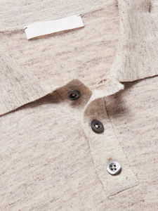 Fabricante al por mayor americano 100% Cachemira pura manga corta para camiseta Polo Camiseta de punto ecológica para hombres Marfa - Product Image 5