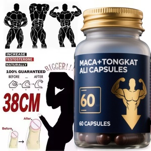 Cápsulas de extracto de raíz de Maca con etiqueta personalizada OEM/ODM para suplementos de fuerza de resistencia para hombres, suplemento sanitario Tongkat Ali - Product Image 2