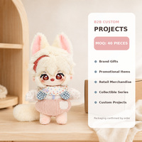 Peluche personnalisée lapin blanc 10 cm, jouet en peluche doux avec oreilles de lapin, personnage mignon, OEM ODM, vente en gros