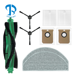 Cepillo Lateral Giratorio, Filtro HEPA, <span class=keywords><strong>Bolsa</strong></span> para Polvo, Mopa Compatible con Cecotec <span class=keywords><strong>Conga</strong></span> 8490 Ultimate Ultra Power, Repuestos para Robot <span class=keywords><strong>Aspirador</strong></span> - Product Image 1