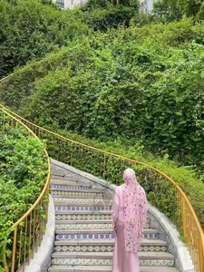 Latest Floral Tassel Viscose <b>Shawl</b> Thick Wholesale Custom Muslim Hijab Printed Modal For Women Cheap Price Custom 2025 - Product Image 2