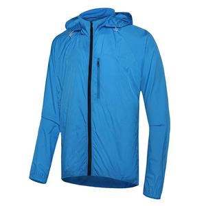 Chaquetas Impermeables Delgadas de Verano Personalizadas al por Mayor OEM, Chaqueta Cortavientos con Capucha para Correr al Aire Libre, Chaqueta Cortavientos para Hombre - Product Image 5