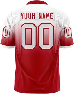 High Quality Wholesale American Football Jerseys Classic Look Breathable Mesh Oversized Fit Tackle Twill Embroidery Short Summer - Product Image 2