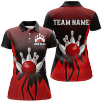 Polo de bowling personnalisé de qualité supérieure pour femmes Polo de bowling Maillot d'équipe de bowling pour femmes
