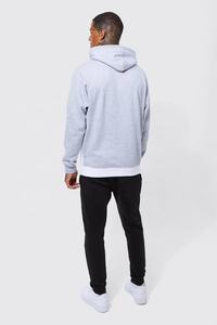 Venta al por mayor personalizado OEM pulóver Colorblock Sudadera con capucha con logotipo personalizado Unisex Relax fit transpirable Sudadera con capucha por Huzaifa Producto - Product Image 3