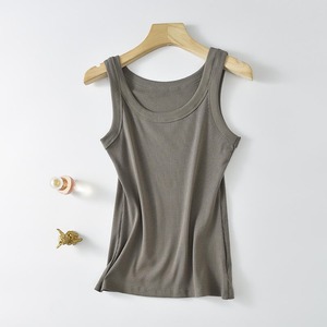 Camiseta Deportiva sin Mangas para Mujer, Hecha de Tejido de Punto 100% Algodón, Ligera y Absorbente de Humedad, para Entrenamientos y Yoga - Product Image 3