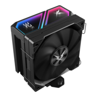 Refroidisseur de processeur pour jeux Ruix DT-420, 4 caloducs, TDP 180W, refroidisseur d'air pour processeur d'ordinateur avec affichage de la température, système de refroidissement