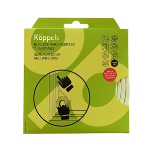 6m. Guarnizione adesiva per porte e finestre tipo D bianca (Koppels B2004B) - Product Image 1