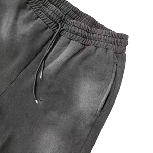 Streetwear Hombres French Terry Flare Pantalones de chándal delgados Slim Fit transpirable Heavyweight Stacked Flare Sweat Pants Hombres - Product Image 6