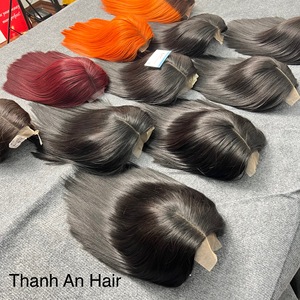 ¡MEJOR VENTA! Peluca recta sedosa de pelo natural para mujer, pelucas de extensión de cabello humano frontal con cierre de encaje HD - Product Image 1