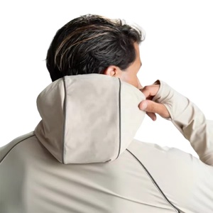 Ensemble de survêtement 2 pièces pour homme, grande taille, léger et respirant, veste coupe-vent et pantalon, faible MOQ, étiquette de marque personnalisée, pour la course à pied, avec fermeture éclair frontale - Product Image 4