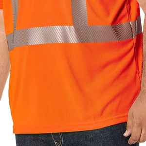 OEM Wholesale Hi <b>Vis</b> Safety <b>T</b>-<b>Shirt</b> Reflective Work Construction <b>T</b> <b>Shirts</b> Workwear Hi <b>Vis</b> <b>High</b> Visibility Safety Work <b>Shirts</b> - Product Image 4