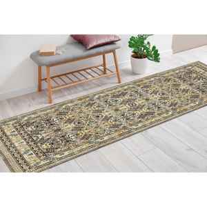 Alfombra con Estampado Geométrico para Sala de Estar, Oficina y Decoración de Casa de Campo, Alfombra de Terciopelo - Product Image 2