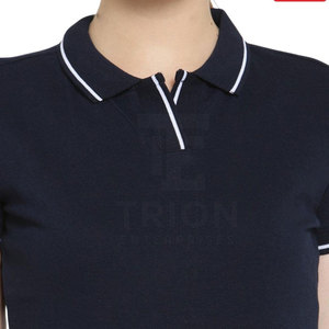เสื้อโปโลผู้หญิงมาใหม่ ผ้าฝ้ายผสมโพลีเอสเตอร์ เสื้อโปโลผู้หญิงสไตล์โดดเด่น เสื้อโปโลผู้หญิงขายดี - Product Image 6
