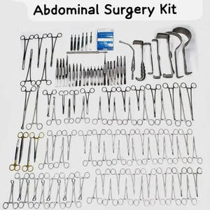 Juego de 108 Piezas de Instrumentos de Laparotomía, Kit de Cirugía Abdominal Médico-Quirúrgica - Product Image 1