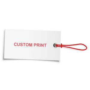 ป้ายแขวนเสื้อผ้ากระดาษแบบกำหนดเองพร้อมเชือก ดีไซน์พับได้ พิมพ์โลโก้ตามสั่ง ขนาดและรูปทรงตามต้องการ สำหรับเสื้อผ้า รองเท้า กระเป๋า - Product Image 1