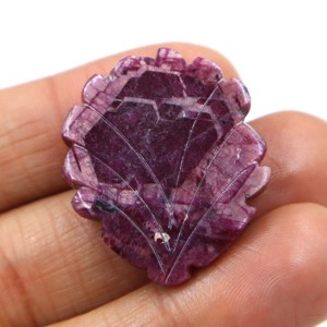 Rubí Rojo Natural Tallado en Cabujón, Gema de Rubí Tallada a Mano, Piedra Suelta Lisa, Proveedor Mayorista para Joyería - Product Image 3
