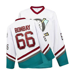 Jersey de hockey personalizado para hombres Equipo de EE. UU. Letras y números cosidos Jerseys de hockey sobre hielo Servicio OEM para hombres - Product Image 4