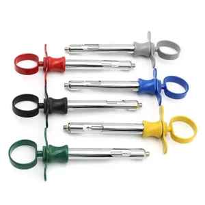 กระบอกฉีดยาดมยาสลบทางทันตกรรม 1.8 มล. ด้ามจับพลาสติก ใช้ซ้ำได้ สำหรับมืออาชีพ ฉีดยาสลบทางทันตกรรม ฉีดได้อย่างแม่นยำ คุณภาพสูง - Product Image 1