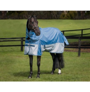Manta Impermeable para Caballo de Invierno 900D, para Doma, con Cuello Desmontable, Tiras Reflectantes, Forro Ligero de Nailon Reciclado PET - Product Image 1