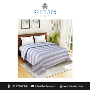 Parure de lit de luxe 100% coton King Size avec taies d'oreiller literie solide décor à la maison - Product Image 2