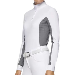 Nouveau design de vêtements de sport pour femmes chemise d'équitation en plein air à manches courtes vente en gros de chemises de cavalier pour femmes - Product Image 1