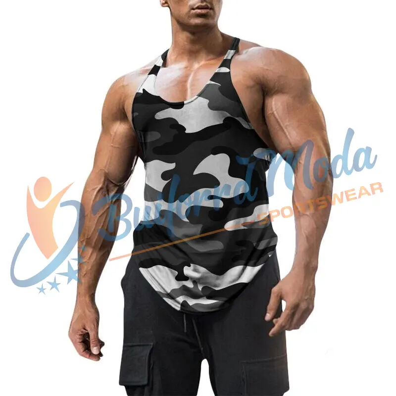 High Quality Sleeveless Vest Gym Fitness Clothing Men's Bodybuilding Tank Tops Slim Fit Workout Clothes Men Tank Tops Summer
