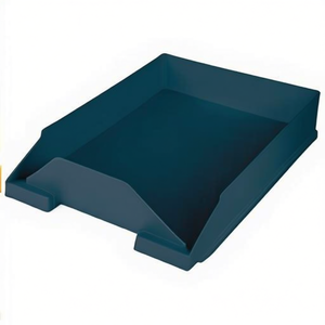 Bandeja para Documentos HELIT, Tamaño 5, Plástico Azul, DIN A4/C4, con Asa Empotrada y Campo para Etiquetas, H67 x L254 x P347 mm - Product Image 3