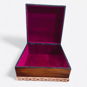 Caja de madera hecha a mano Multicolor de lujo, técnica pulida, acabado Natural para Cajas de Regalo de joyería, decoración del hogar, artesanía mundial Impex - Product Image 3